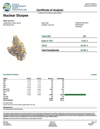 Nuclear Slurpee  (Genetics by Craft Farmer)